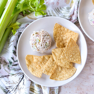 Creamy Tuna Salad with Tortilla Chips