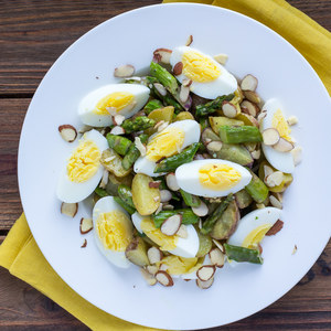 New Potato, Asparagus & Egg Salad with Lemon-Mustard Vinaigrette
