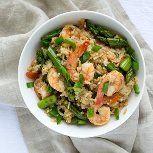 Shrimp & Asparagus Fried Rice