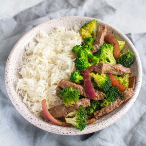 Beef & Broccoli Stir Fry with Basmati Rice